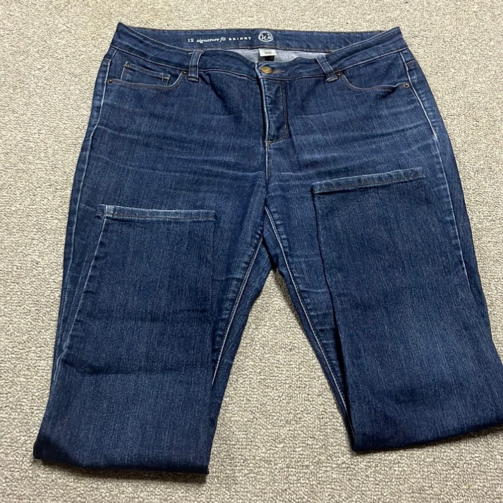 Women’s Dress Barn Dressbarn Signature Fit Skinny Size 12 Jeans